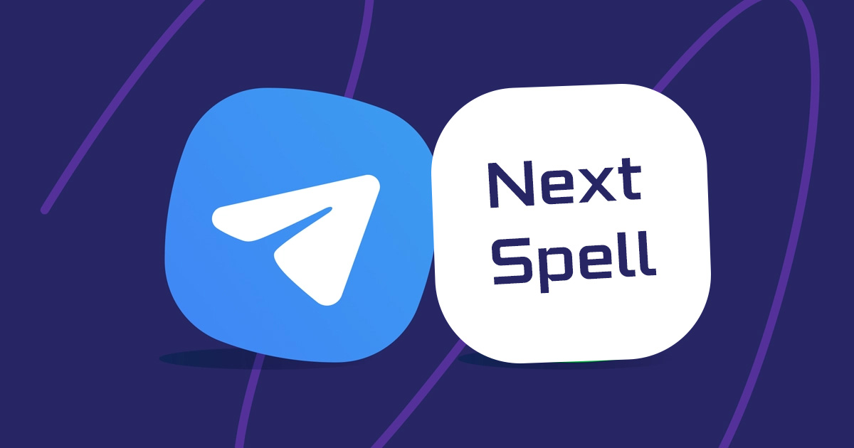ឥឡូវនេះ NextSpell ដំណើរការលើ Telegram ហើយ!