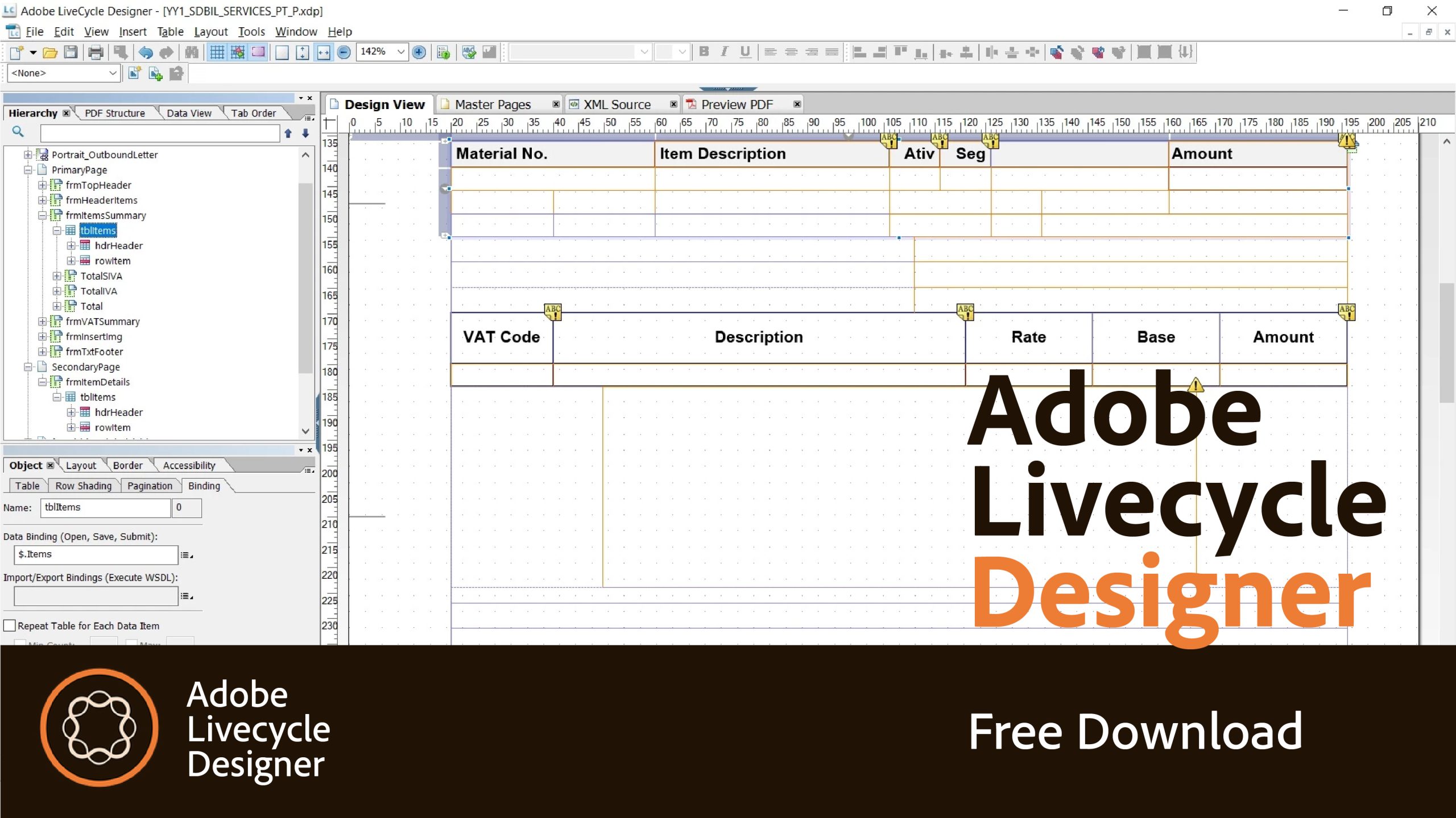 ទាញយកកម្មវិធី Adobe LiveCycle Designer អាជ្ញាបណ្ណសាកល្បង